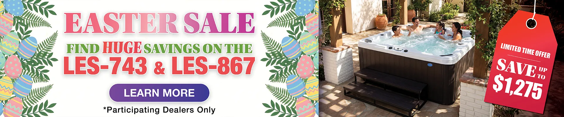 Calspas hot tub being used in a family setting - Indio