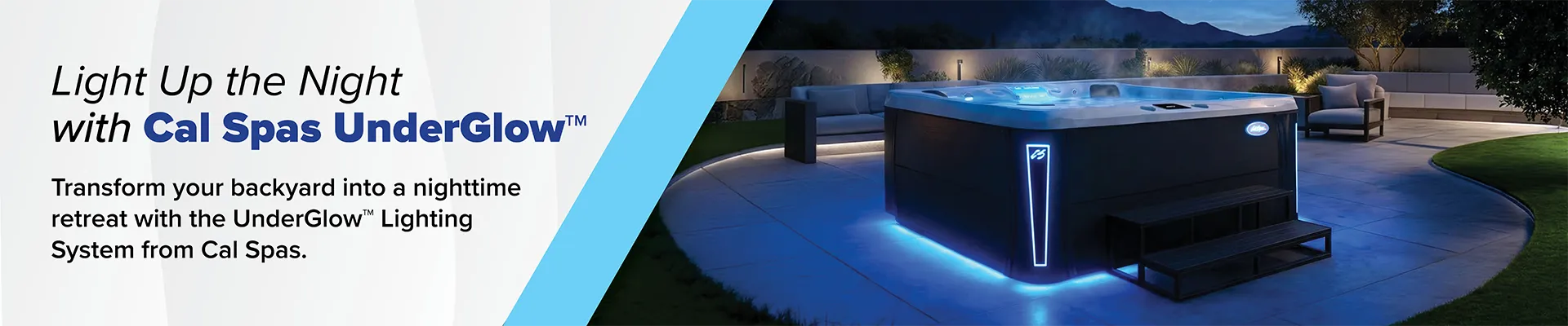 Calspas hot tub being used in a family setting - Indio